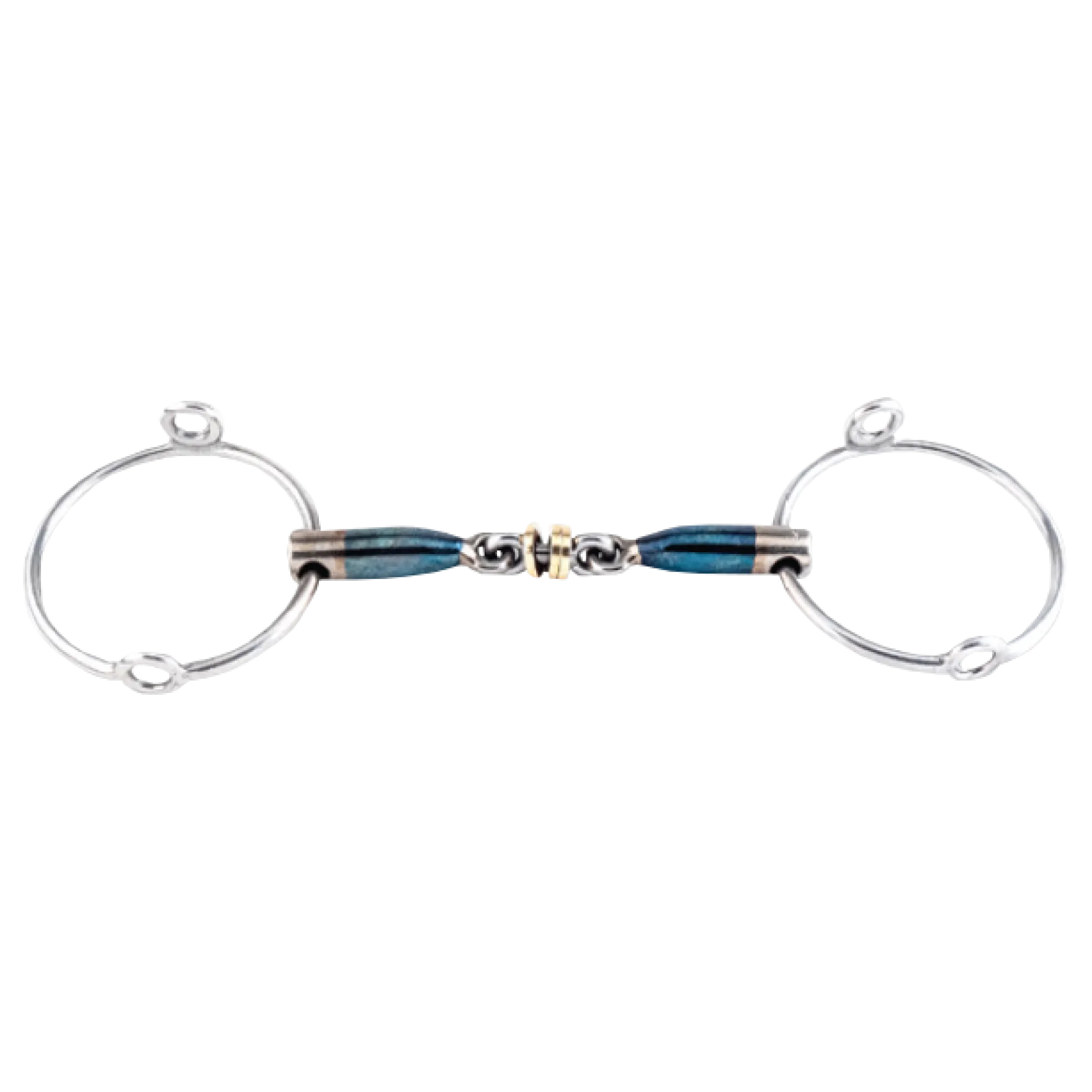 Aufziehtrense Brass Rings
