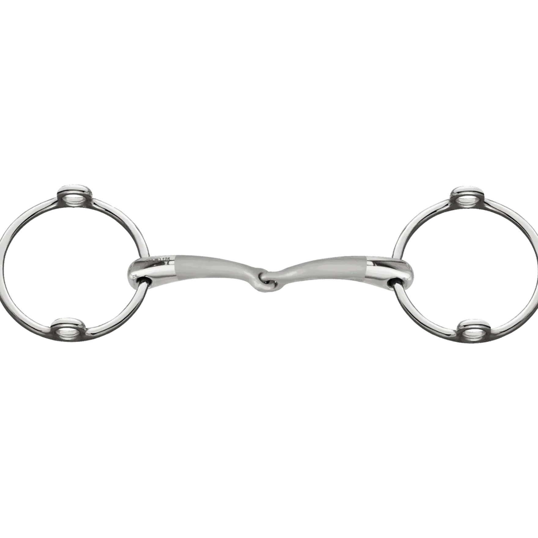 Aufziehtrense, SATINOX, einfach gebrochen