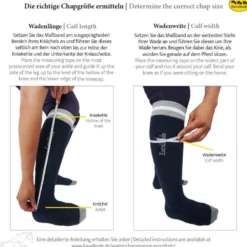 Chaps Combi Fashion, Reitchaps, Kunstleder/Softleder, Damen