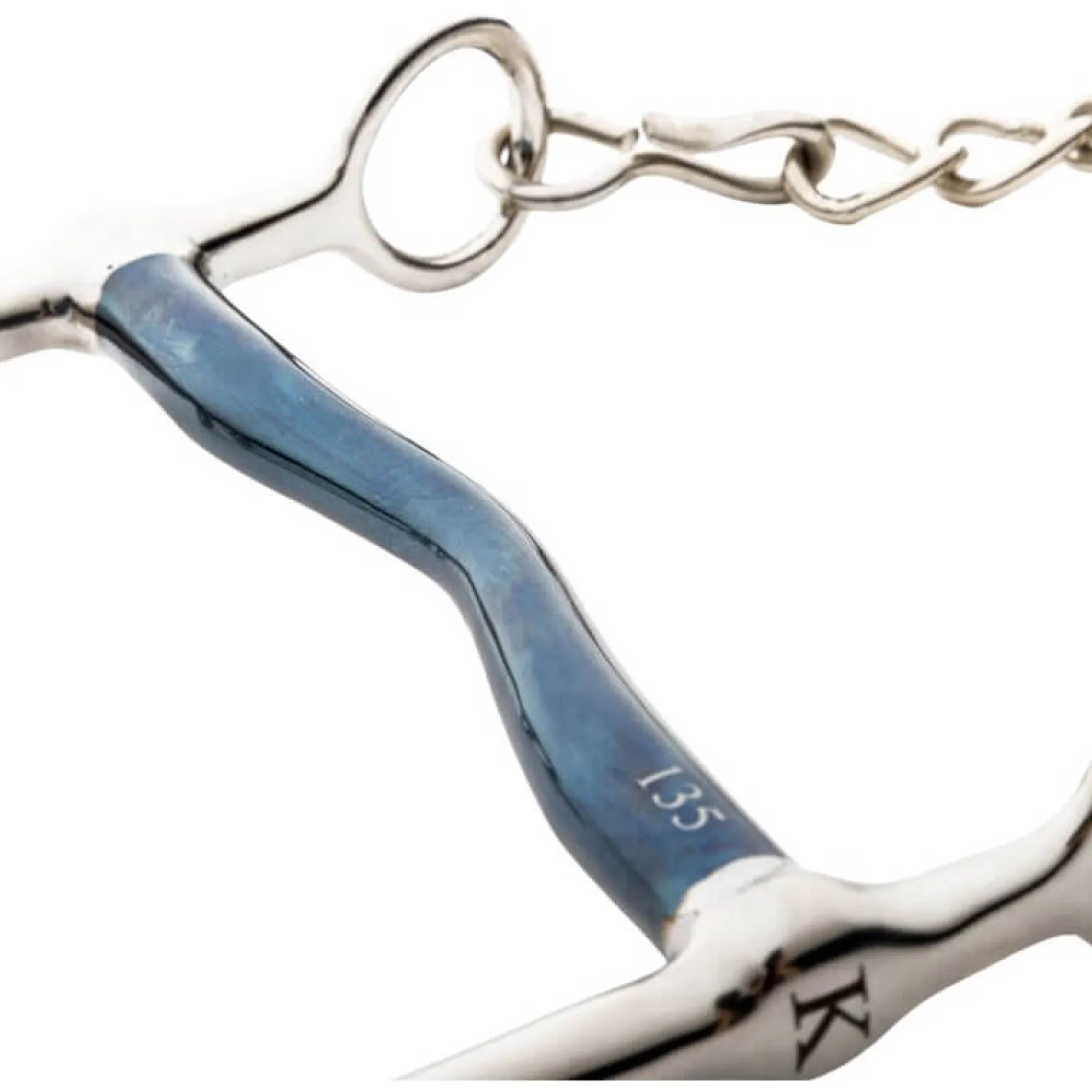 Dressurkandare Ergonomic, Zungenbogen, 14 mm