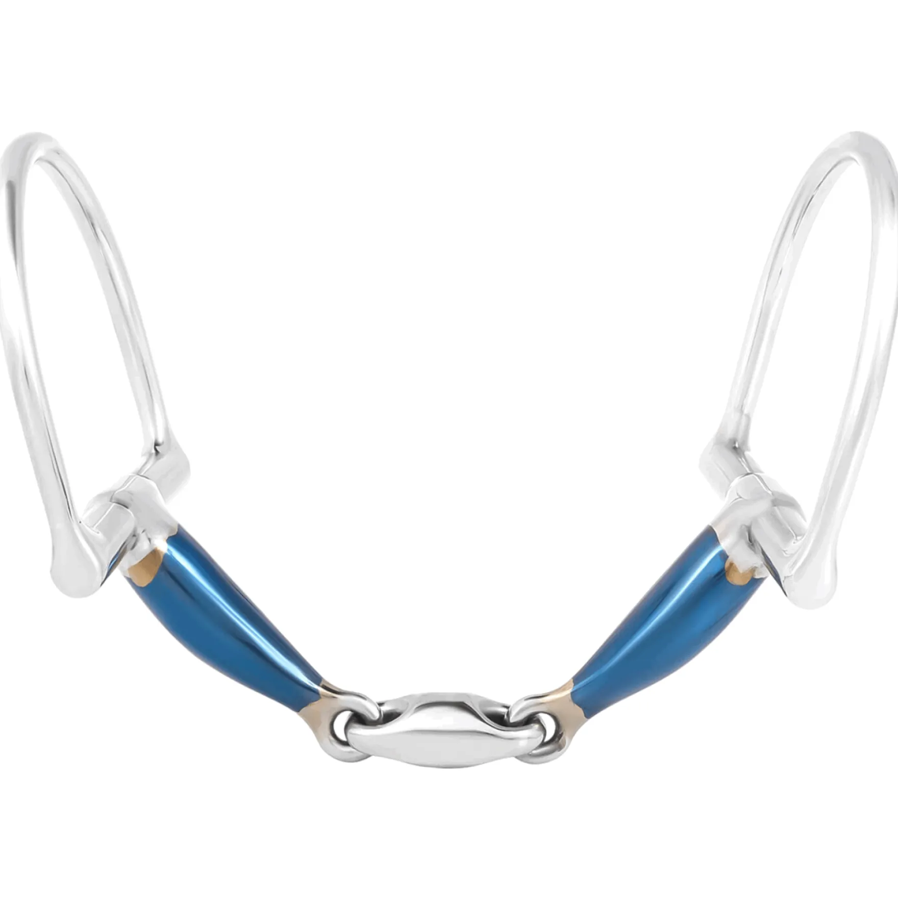 D-Ring Gebiss, Sweet Iron, doppelt gebrochen
