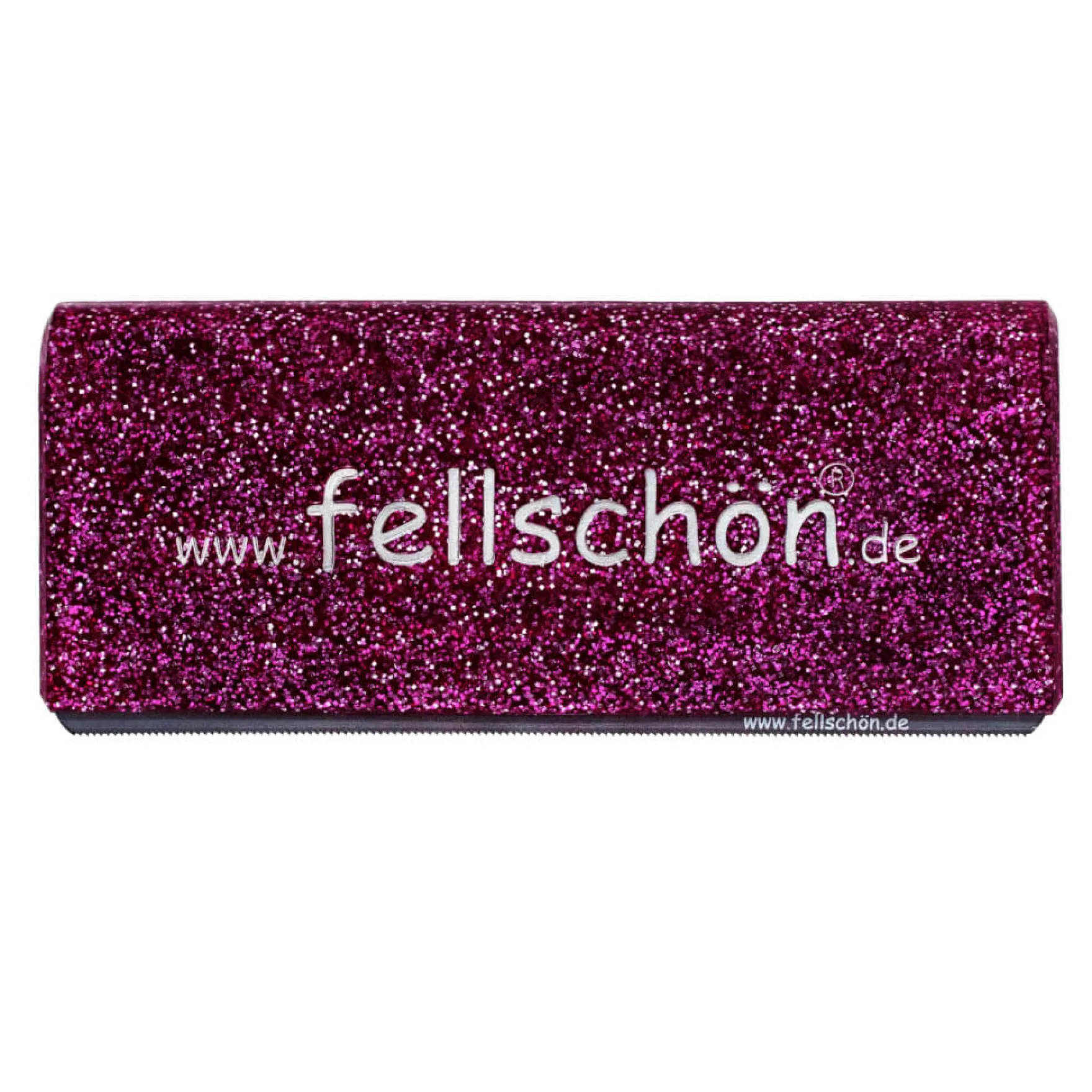 Fellwechselhelfer Glitzer Pink, Pferdebürste