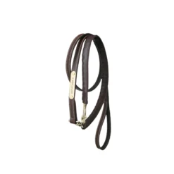 Führleine Leder Covered Chain