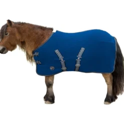 Fleecedecke Falabella mit Kreuzgurten, Abschwitzdecke