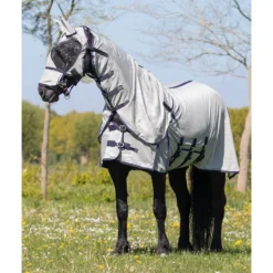 Fliegendecke Big Neck, mit Halsteil, mit Fliegenmaske
