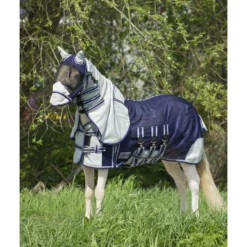 Fliegendecke Falabella, mit Halsteil, mit Fliegenmaske