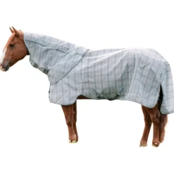 Fliegendecke Newmarket Quarter Horse Plus HW26, mit abnehmbarem Halsteil
