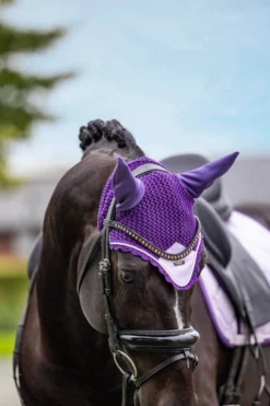 Fliegenhaube Lavender, Fliegenmütze, Fliegenohren