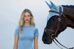 Fliegenhaube Modern Midsummer Blue, Fliegenmütze, Fliegenohren, Soundless