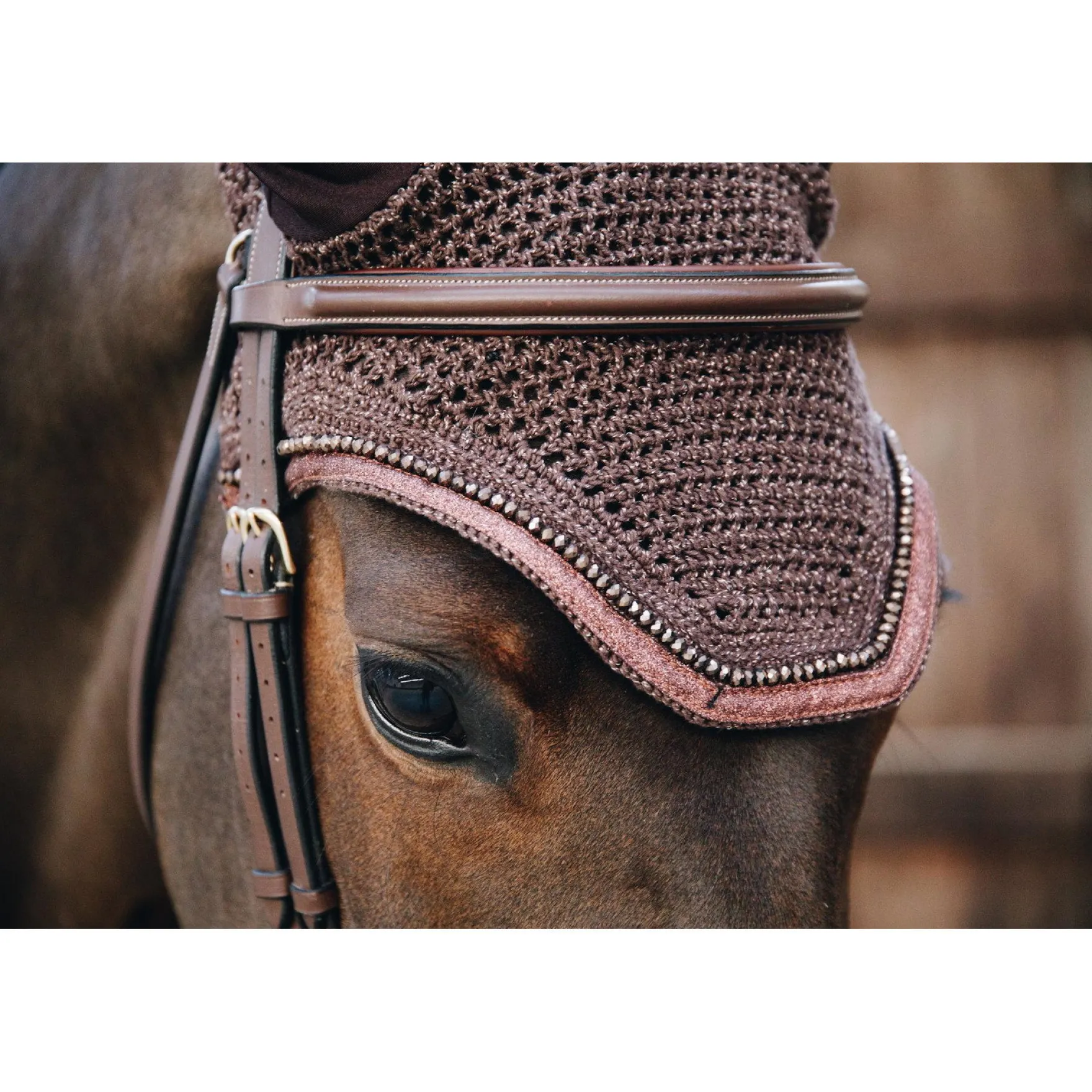 Fliegenhaube Wellington Glitterband Soundless, Fliegenmütze, glitzer