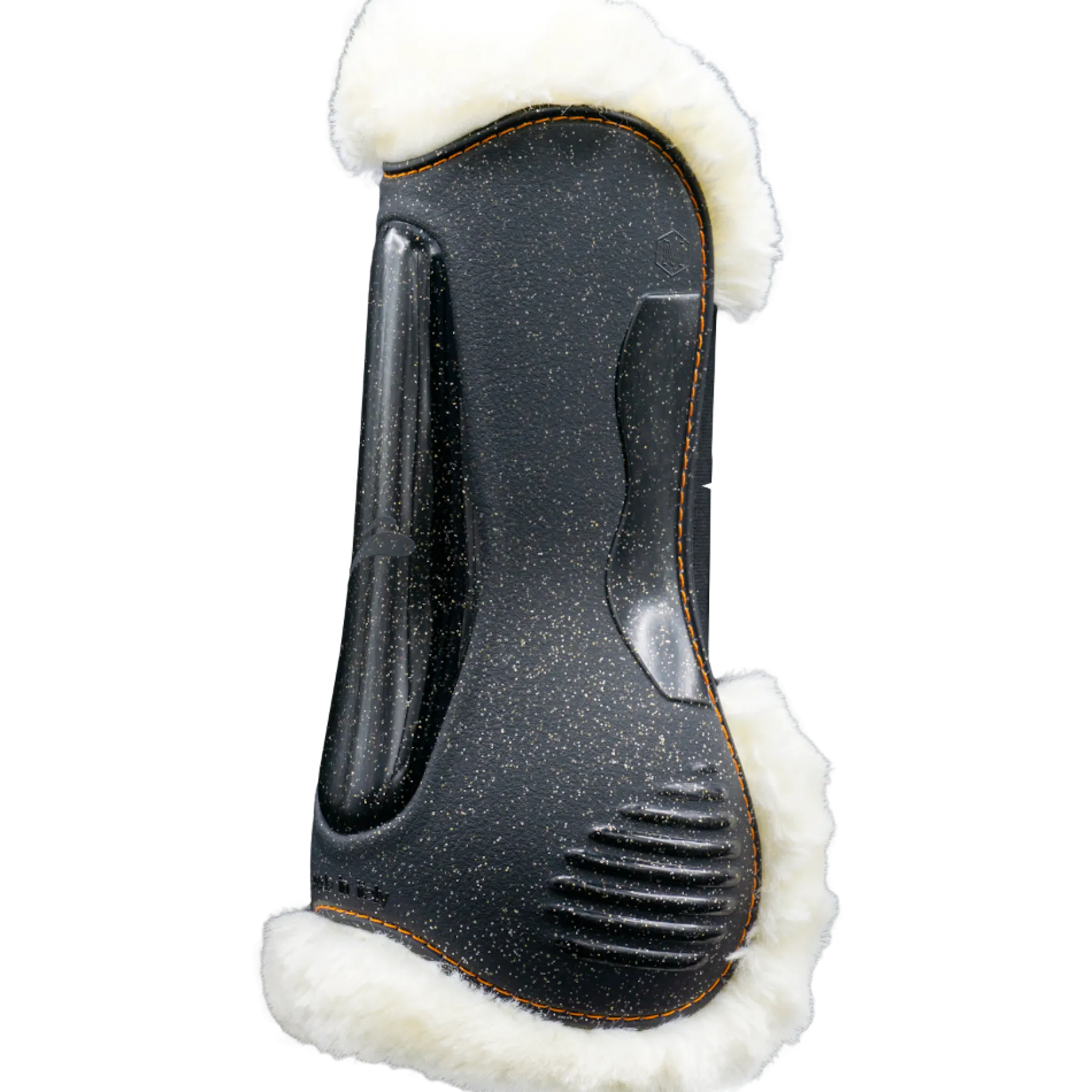 Gamasche eLight Fluffy Glitter, mit Kunstfell