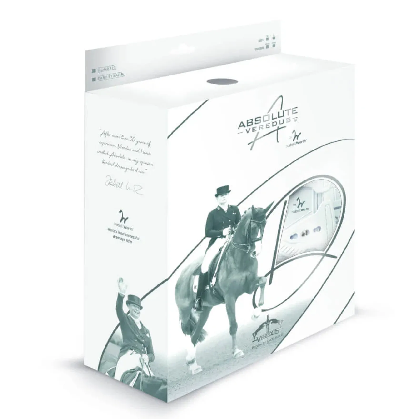 Gamaschen Absolute Elastic by Isabell Werth, hinten, Dressurgamasche