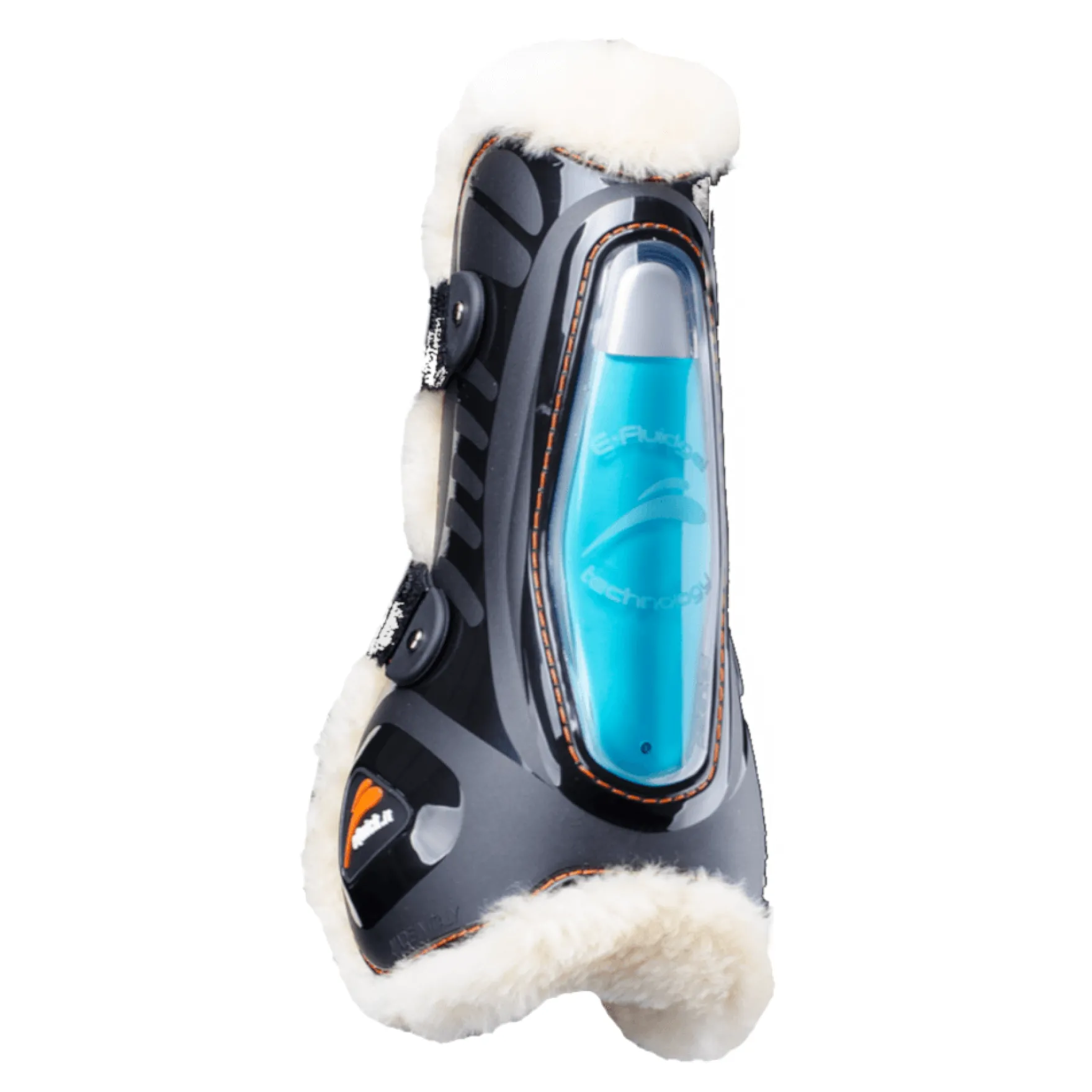 Gamaschen eShock Fluffy Velcro, mit Kunstfell
