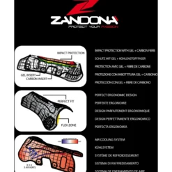 Gamaschen King Carbon Air, Dressurgamaschen, hinten