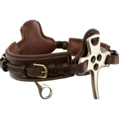 Hackamore, Leder, mit Anzügen, 16 cm