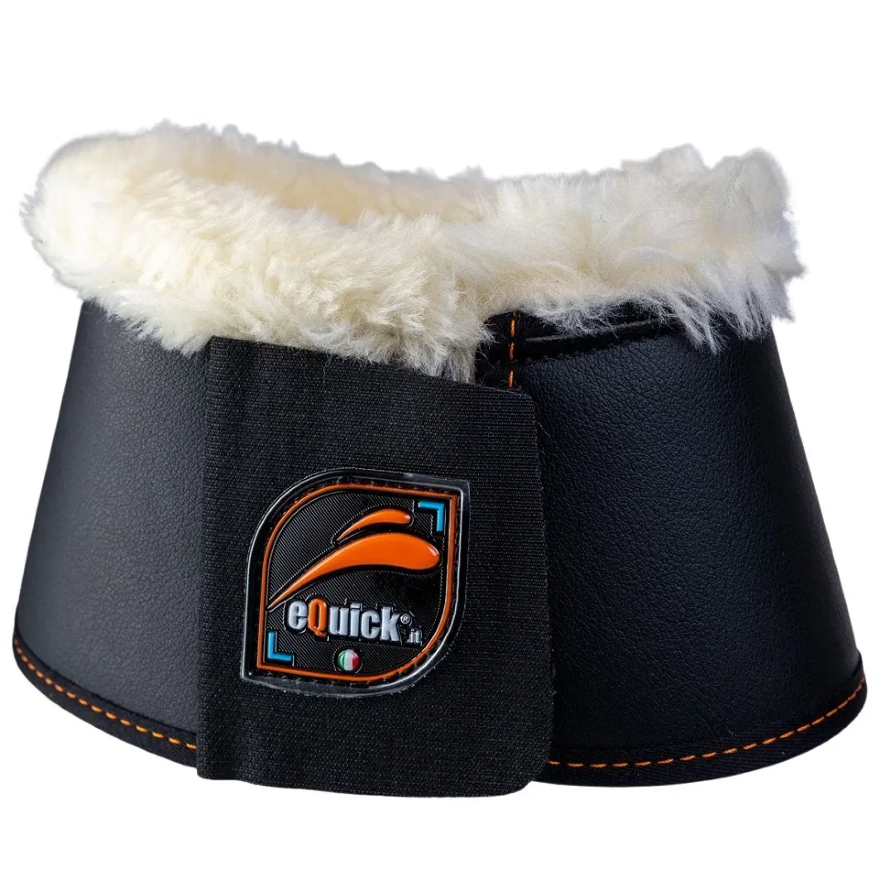Hufglocken eOverreach Fluffy, Springglocken, mit Kunstfell