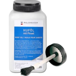 Huföl, mit Lorbeeröl, mit Pinsel
