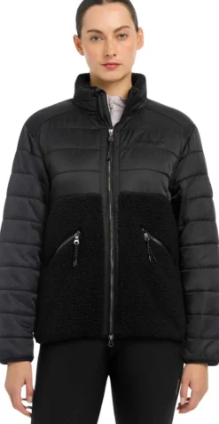 Jacke Damen Alissa Hybrid Fleece HW24, Fleecejacke, Hybridjacke