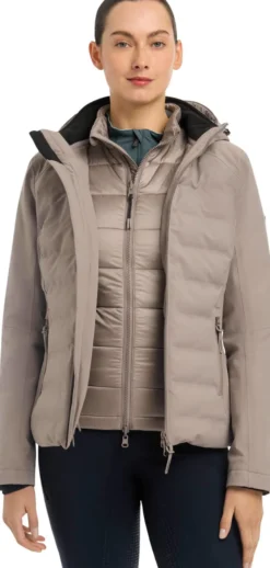 Jacke Damen Brooke Waterproof Hybrid HW24, Hybridjacke