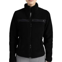 Jacke Damen Ciara, Teddyfleece Jacke