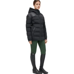 Jacke Damen CT Long Hooded Nylon Puffer HW23, Steppjacke
