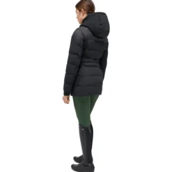 Jacke Damen CT Long Hooded Nylon Puffer HW23, Steppjacke
