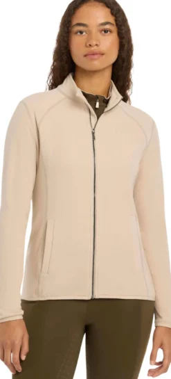 Jacke Damen Faye Fleece Zip Through HW24, Fleecejacke