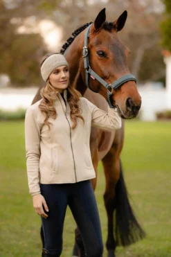 Jacke Damen Faye Fleece Zip Through HW24, Fleecejacke