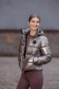 Jacke Damen KLMadison HW25, Reitjacke, Winterjacke, mit Kapuze