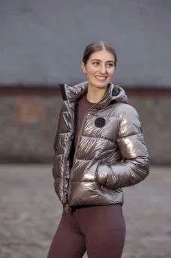 Jacke Damen KLMadison HW25, Reitjacke, Winterjacke, mit Kapuze