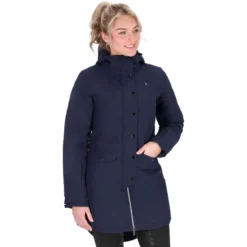 Jacke Damen Linde, Lange Winterjacke