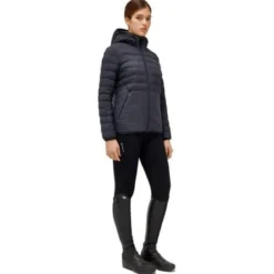 Jacke Damen Revo Laser Cut Logo Nylon Puffer FS23, Steppjacke
