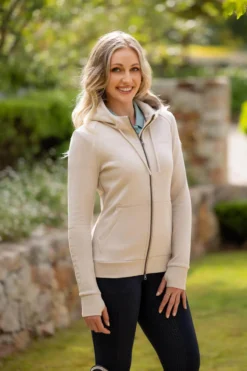 Jacke Damen Tabi Tech Zip Hoodie FS25, Sweatjacke
