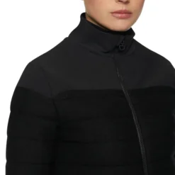 Jacke Damen Wool and Jersey Quilted HW22, Steppjacke