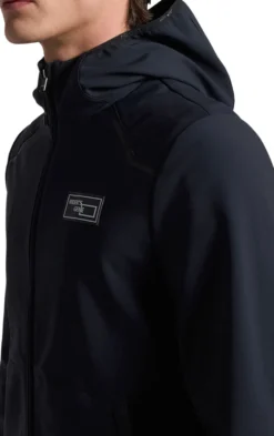 Jacke Herren Jaquard Jersey FS26, Sofshelljacke, mit Kapuze