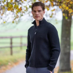 Jacke Herren KLAndre HW26, Strickjacke