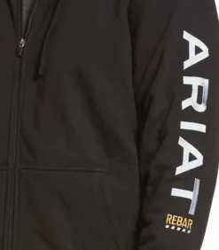 Jacke Herren Rebar All-Weather Full Zip Hoodie, Sweatjacke