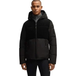Jacke Herren Tomas HW25, Cord Puffer Jacke