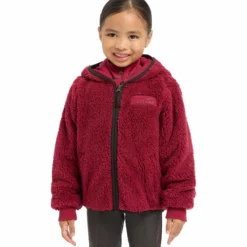Jacke Kinder Mini Teagan Fleece, Teddyjacke