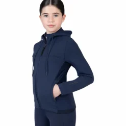Jacke Kinder YR Club Zip Hoodie, Sweatjacke