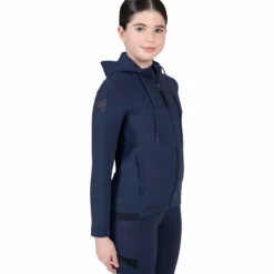Jacke Kinder YR Club Zip Hoodie, Sweatjacke