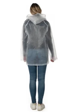 Jacke Unisex, Regenjacke, Transparent