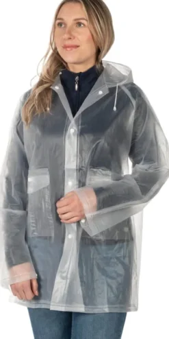 Jacke Unisex, Regenjacke, Transparent