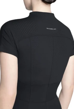 Jumpsuit Damen Air-Tech, Reitjumpsuit, Vollbesatz, Full-Grip, kurzarm