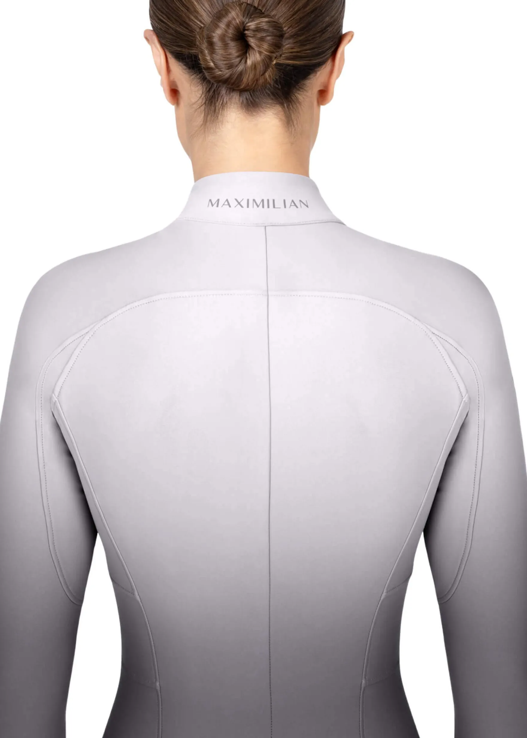 Jumpsuit Damen Ombré, Reitjumpsuit, Vollbesatz, Full-Grip, langarm