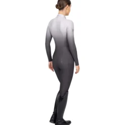 Jumpsuit Damen Ombré, Reitjumpsuit, Vollbesatz, Full-Grip, langarm