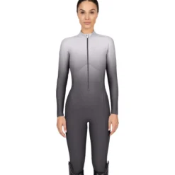Jumpsuit Damen Ombré, Reitjumpsuit, Vollbesatz, Full-Grip, langarm