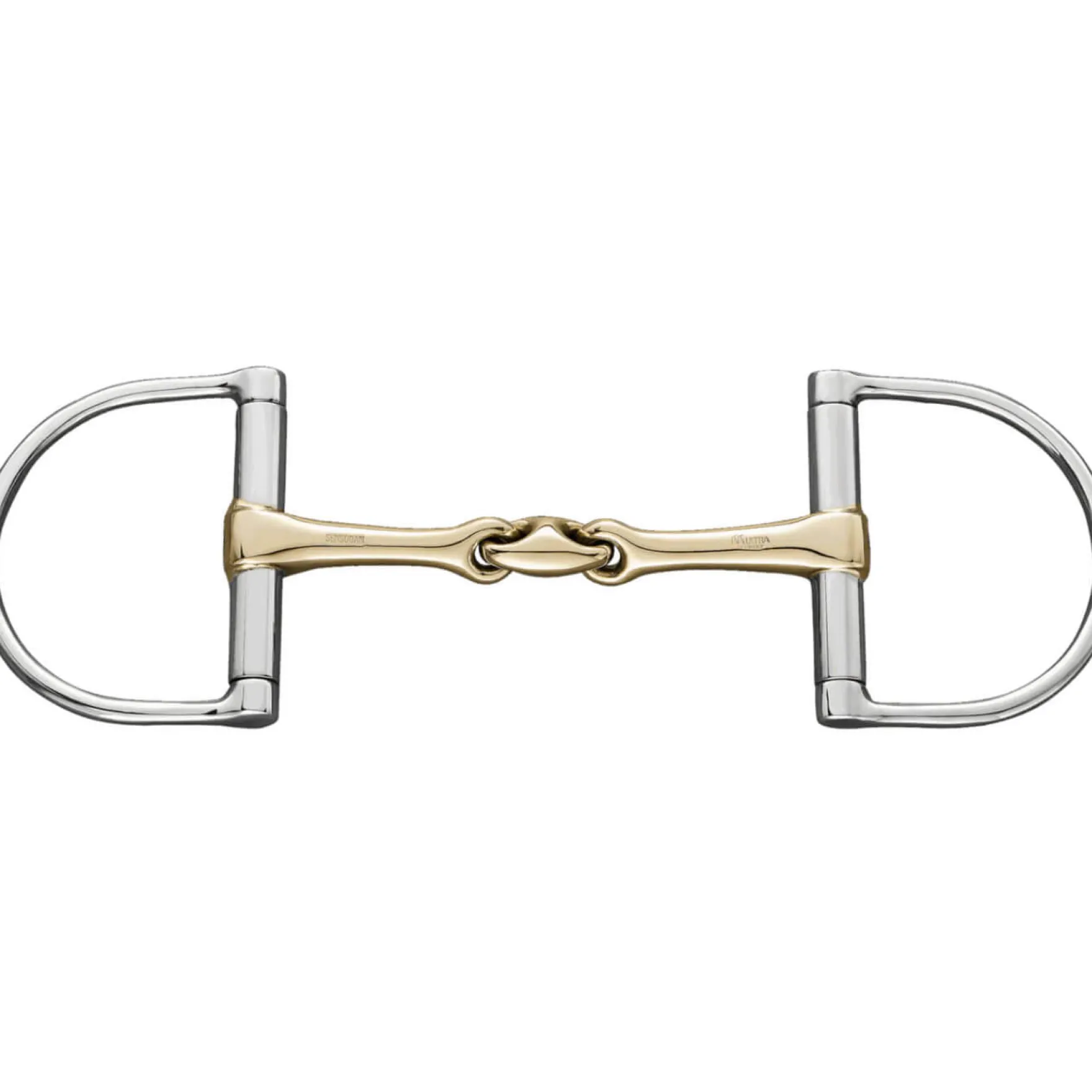 KK ULTRA D-Ring Gebiss Sensogan, doppelt gebrochen