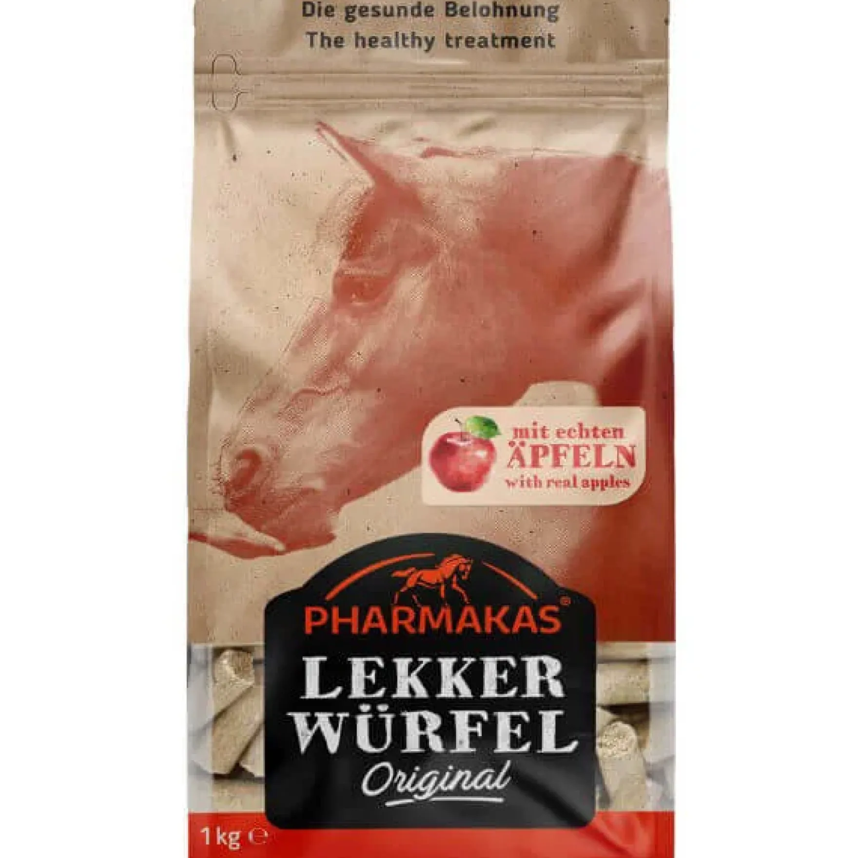 Lekkerwürfel Apfel, Pferdeleckerlis