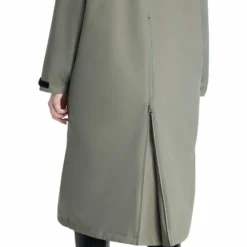 Mantel Damen HydroShield HW25, Regenmantel, Reitmantel, wasserdicht, mit Kapuze